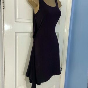 Chic Black High Low Sleeveless Dress